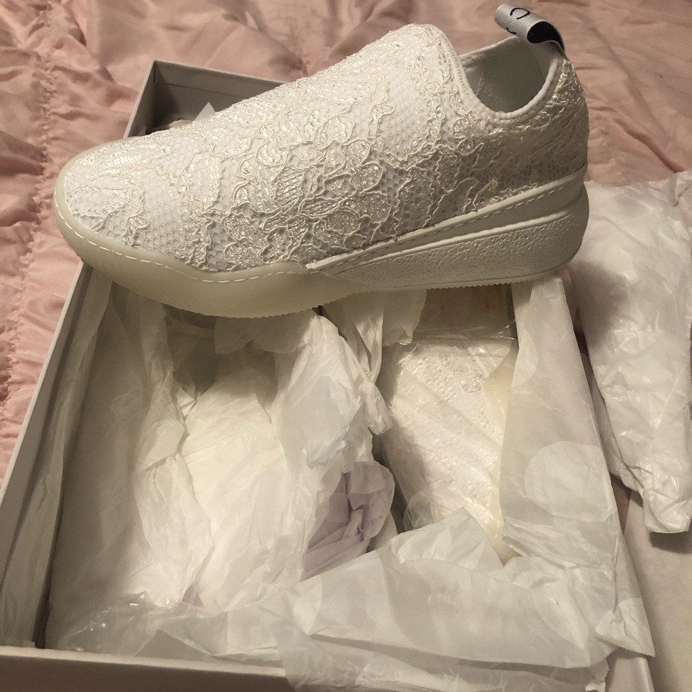 Stella McCartney white lace sneakers Closing sale